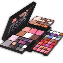 Cargar imagen en el visor de la galería, Fashion 74 Color Eyeshadow Palette Set 36 Eye shadow + 28 Lip Gloss +6 Blush +4 Concealer Make up Kit Cosmetics