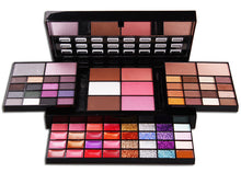 Cargar imagen en el visor de la galería, Fashion 74 Color Eyeshadow Palette Set 36 Eye shadow + 28 Lip Gloss +6 Blush +4 Concealer Make up Kit Cosmetics