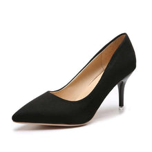 Cargar imagen en el visor de la galería, HOT Plus Size 34-44 Shadow Women Shoes Pointed Toe Pumps Patent Leather Dress High Heels Boat Wedding Zapatos Mujer Leopard 10CM