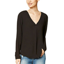 Cargar imagen en el visor de la galería, Women  V Neck Shirts Casual wild Long Sleeve Chiffon Tops V-Neck Office Style