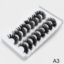 Cargar imagen en el visor de la galería, SEXYSHEEP 4/8 pairs 3D Mink Lashes Natural False Eyelashes Dramatic Volume Fake Lashes Makeup Eyelash Extension Silk Eyelashes