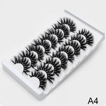 Cargar imagen en el visor de la galería, SEXYSHEEP 4/8 pairs 3D Mink Lashes Natural False Eyelashes Dramatic Volume Fake Lashes Makeup Eyelash Extension Silk Eyelashes