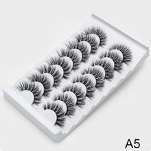 Cargar imagen en el visor de la galería, SEXYSHEEP 4/8 pairs 3D Mink Lashes Natural False Eyelashes Dramatic Volume Fake Lashes Makeup Eyelash Extension Silk Eyelashes
