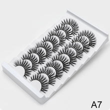 Cargar imagen en el visor de la galería, SEXYSHEEP 4/8 pairs 3D Mink Lashes Natural False Eyelashes Dramatic Volume Fake Lashes Makeup Eyelash Extension Silk Eyelashes