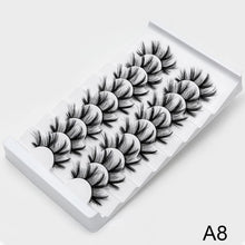 Cargar imagen en el visor de la galería, SEXYSHEEP 4/8 pairs 3D Mink Lashes Natural False Eyelashes Dramatic Volume Fake Lashes Makeup Eyelash Extension Silk Eyelashes