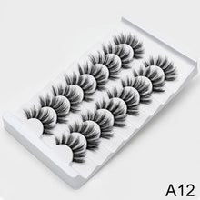 Cargar imagen en el visor de la galería, SEXYSHEEP 4/8 pairs 3D Mink Lashes Natural False Eyelashes Dramatic Volume Fake Lashes Makeup Eyelash Extension Silk Eyelashes
