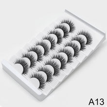Cargar imagen en el visor de la galería, SEXYSHEEP 4/8 pairs 3D Mink Lashes Natural False Eyelashes Dramatic Volume Fake Lashes Makeup Eyelash Extension Silk Eyelashes
