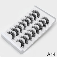 Cargar imagen en el visor de la galería, SEXYSHEEP 4/8 pairs 3D Mink Lashes Natural False Eyelashes Dramatic Volume Fake Lashes Makeup Eyelash Extension Silk Eyelashes