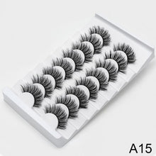 Cargar imagen en el visor de la galería, SEXYSHEEP 4/8 pairs 3D Mink Lashes Natural False Eyelashes Dramatic Volume Fake Lashes Makeup Eyelash Extension Silk Eyelashes