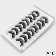Cargar imagen en el visor de la galería, SEXYSHEEP 4/8 pairs 3D Mink Lashes Natural False Eyelashes Dramatic Volume Fake Lashes Makeup Eyelash Extension Silk Eyelashes