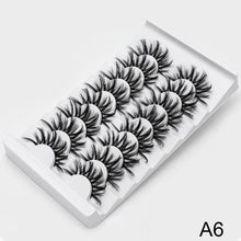 Cargar imagen en el visor de la galería, SEXYSHEEP 4/8 pairs 3D Mink Lashes Natural False Eyelashes Dramatic Volume Fake Lashes Makeup Eyelash Extension Silk Eyelashes