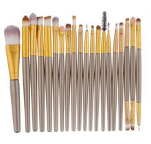 Cargar imagen en el visor de la galería, makeup brushes Set 6 Colors Concealer Palette maquiagem Puff 20 brushes Face Contour Cosmetic Make Up Tools Brushes for make-up