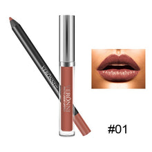 Cargar imagen en el visor de la galería, Long Lasting Waterproof Lip Liner Pencil Long Lasting Lipliner + Lipstick Perfect Combination Make up Sets Tools