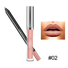 Cargar imagen en el visor de la galería, Long Lasting Waterproof Lip Liner Pencil Long Lasting Lipliner + Lipstick Perfect Combination Make up Sets Tools