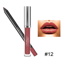 Cargar imagen en el visor de la galería, Long Lasting Waterproof Lip Liner Pencil Long Lasting Lipliner + Lipstick Perfect Combination Make up Sets Tools
