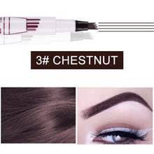 Cargar imagen en el visor de la galería, Microblading Tattoo Eyebrow Ink Pen Fork Tip Sketch Enhancer Waterproof Eye Brow Makeup Pencil Hot Mdf