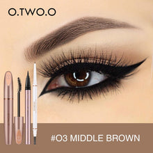 Cargar imagen en el visor de la galería, O.TWO.O 3pcs Eyes Makeup Set Ultra Fine 1.5mm Eyebrow Lengthening Mascara Long Lasting Waterproof Eyeliner Cosmetic Kit