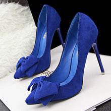 Cargar imagen en el visor de la galería, Sexy High Heels Women Shoes Fashion Bowtie Women Pumps Heels Ladies Bridal Shoes Women Heels Ladies Shoes Stiletto AU