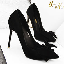 Cargar imagen en el visor de la galería, Sexy High Heels Women Shoes Fashion Bowtie Women Pumps Heels Ladies Bridal Shoes Women Heels Ladies Shoes Stiletto AU