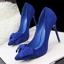 Cargar imagen en el visor de la galería, Sexy High Heels Women Shoes Fashion Bowtie Women Pumps Heels Ladies Bridal Shoes Women Heels Ladies Shoes Stiletto AU
