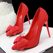 Cargar imagen en el visor de la galería, Sexy High Heels Women Shoes Fashion Bowtie Women Pumps Heels Ladies Bridal Shoes Women Heels Ladies Shoes Stiletto AU