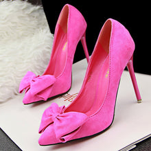 Cargar imagen en el visor de la galería, Sexy High Heels Women Shoes Fashion Bowtie Women Pumps Heels Ladies Bridal Shoes Women Heels Ladies Shoes Stiletto AU