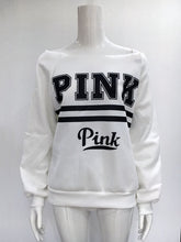 Cargar imagen en el visor de la galería, Letter pink Hoodies Sweatshirts 2019 Women Casual Kawaii Harajuku new Sweat Punk for Girls Clothing European Tops Korean