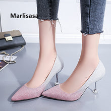 Cargar imagen en el visor de la galería, Marlisasa Lady Cute Sweet Comfortable High Heels Women Sexy Party Night Club Pink High Heel Pumps Shoes Pompes Femmes F5350