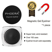 Cargar imagen en el visor de la galería, Magnetic Liquid Eyeliner Magnetic Real Eyelashes Tweezers Set Waterproof Durable Eyeliner False Eyelashes Makeup Set Wholesale