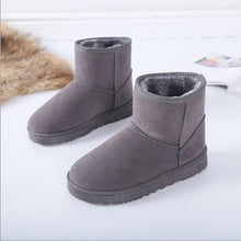 Cargar imagen en el visor de la galería, Snow Boots Woman 2019 Winter Women Ankle Boot Korean Fashion Plus Size Non-slip Flat Booties Keep Warm Ladies Shoes Botas mujer