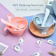 Cargar imagen en el visor de la galería, Face Mask Bowl Set DIY Facial Beauty Cosmetic Facemask Mixing Tools With Mixed Stir Spatula Stick Measuring Spoon Kit