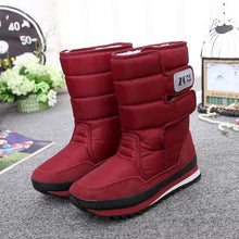 Cargar imagen en el visor de la galería, Fast delivery women boots 2019 platform warm shoes woman waterproof winter boots women colorful velvet snow boot ladies shoe