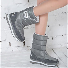 Cargar imagen en el visor de la galería, Fast delivery women boots 2019 platform warm shoes woman waterproof winter boots women colorful velvet snow boot ladies shoe