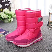 Cargar imagen en el visor de la galería, Fast delivery women boots 2019 platform warm shoes woman waterproof winter boots women colorful velvet snow boot ladies shoe