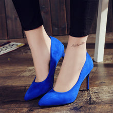 Cargar imagen en el visor de la galería, Marlisasa Women Cute Sweet High Quality Pu Leather High Heel Pumps Lady Casual Black Office Shoes Femmes Hauts Talons F689