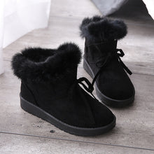 Cargar imagen en el visor de la galería, Plush Warm Snow Boots 2019 New Winter Women Sequins Rabbit Hair Snow Boots Thicken Cotton Boots Zapatos De Mujer Botas