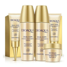 Cargar imagen en el visor de la galería, Travel Snail Makeup Set Toner+eye/bb Cream+essence+ Essence Milk Whitening Moisturizing Hyaluronic Anti Aging Wrinkle Makeup