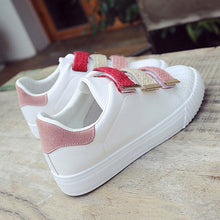Cargar imagen en el visor de la galería, Sneakers 2019 Women Vulcanize Shoes Wild Women Shoes Leather Shoes Women Sneakers Women Flats Slip-on Ladies Shoes Platform