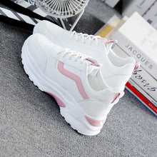 Cargar imagen en el visor de la galería, LZJ Women Sneakers 2019 Fashion Casual Shoes Woman Comfortable Breathable White Flats Female Platform Sneakers Chaussure Femme