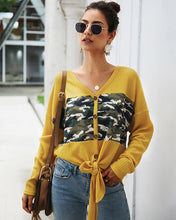 Cargar imagen en el visor de la galería, military knitted sweater women cardigans long sleeve women's sweater bandage winter sweaters for female cardigans
