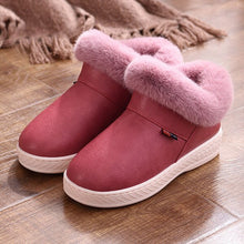 Cargar imagen en el visor de la galería, NAUSK Women Boots Waterproof Winter Warm Fur Ankle Boots Couple House Thick Soled Warm Cotton Shoes Woman Botas Mujer Zapatos
