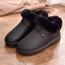 Cargar imagen en el visor de la galería, NAUSK Women Boots Waterproof Winter Warm Fur Ankle Boots Couple House Thick Soled Warm Cotton Shoes Woman Botas Mujer Zapatos