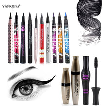 Cargar imagen en el visor de la galería, YANQINA Eyes Makeup Series Black Liquid Eyeliner Pencil Eyes Make up Mascara Beauty Cosmetics Colorful Waterproof Eye Liner Kit