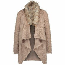 Cargar imagen en el visor de la galería, Fashion Women Autumn Winter X-Long Coats Long Sleeve Ladies Warm Collar Open Stitch Sweater Cardigan Outwear Coat Streetwear