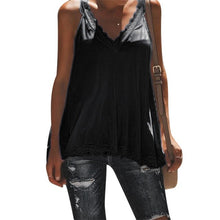 Cargar imagen en el visor de la galería, Womens Sleeveless Tank Top Summer Casual V Neck Loose Plus Size GDD99