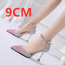 Cargar imagen en el visor de la galería, Marlisasa Women Cute Pointed Toe Golden High Heel Shoes Lady Casual Comfortable Party Shoes Sexy Wedding Silver Pumps G5452