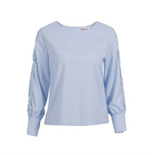 Cargar imagen en el visor de la galería, Spring Autumn New arrival Women Long Sleeve Shirt Casual Lace Floral Blouse Loose Solid Tops Shirt 6 Colors
