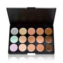 Cargar imagen en el visor de la galería, Makup set Tool Kit must have include concealer palette eyelash Eyebrow cream lipstick liquid eyeliner Mascara Foundation Brush