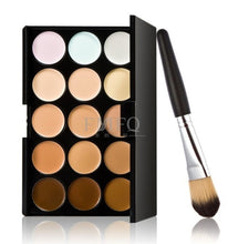 Cargar imagen en el visor de la galería, Makup set Tool Kit must have include concealer palette eyelash Eyebrow cream lipstick liquid eyeliner Mascara Foundation Brush