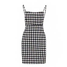 Cargar imagen en el visor de la galería, High dresses Sexy Mini Waist Pencil Women Sleeveless 2019 Dress Sundress Skinny Plaid Fashion Floral New Dress Backless Print